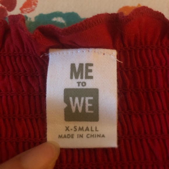 PacSun Red Cropped Tank Top - Picture 3 of 3